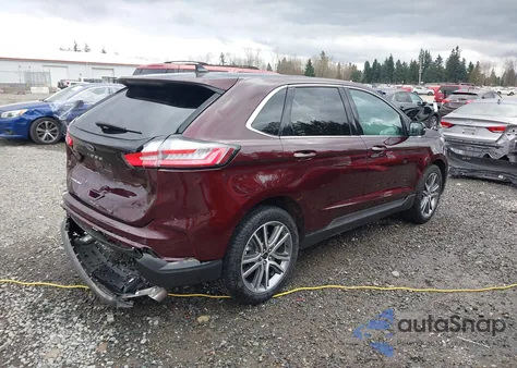 2024 Ford Edge Titanium z USA, uszkodzony, nr VIN 2FMPK4K90RBA87921